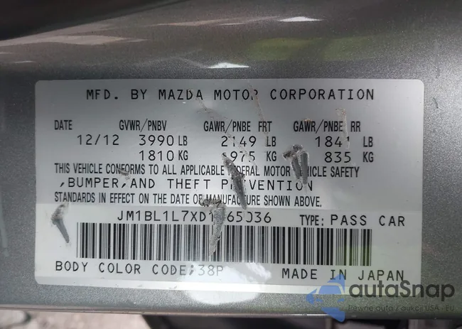 JM1BL1L7XD1765036: 43950162