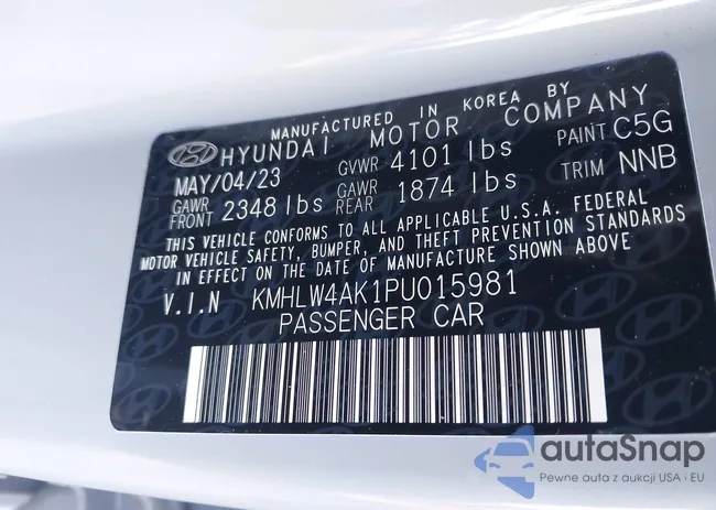 KMHLW4AK1PU015981: 43949384