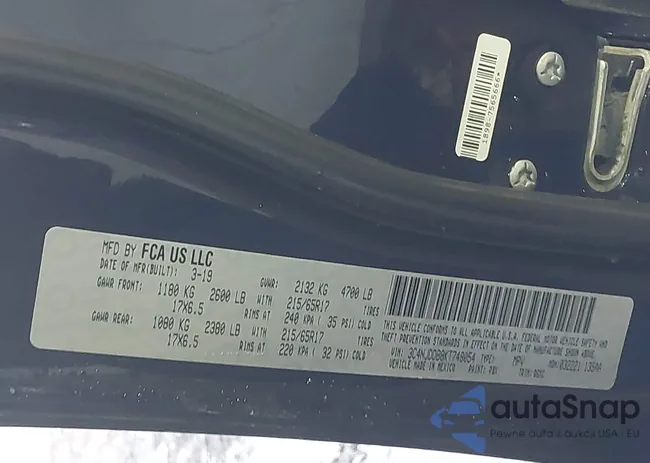 3C4NJDDB8KT748054: 43949404