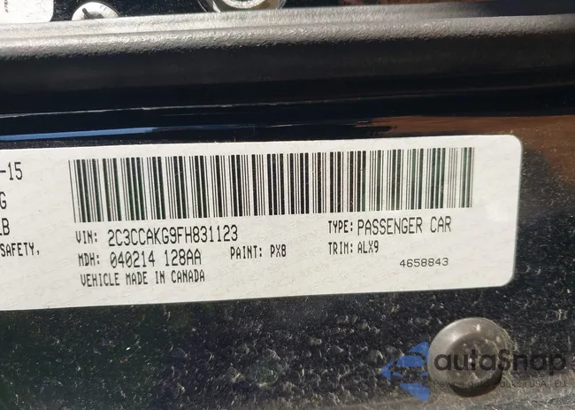 2C3CCAKG9FH831123: 43949575