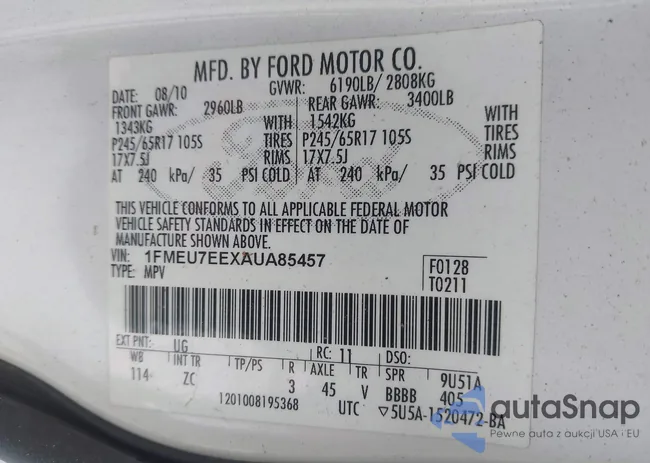 1FMEU7EEXAUA85457: 43949624