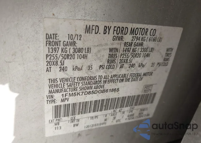 1FM5K7D85DGB61865: 43949625