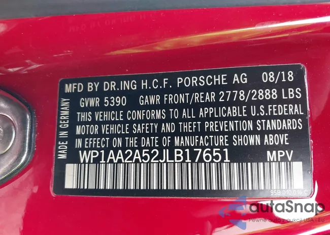 WP1AA2A52JLB17651: 43949727