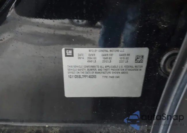 1G11D5SL7FF140283: 43950443