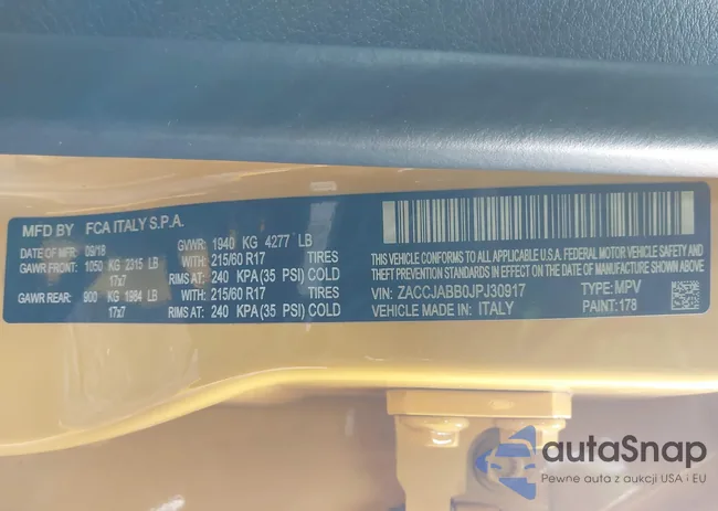 ZACCJABB0JPJ30917: 43950658