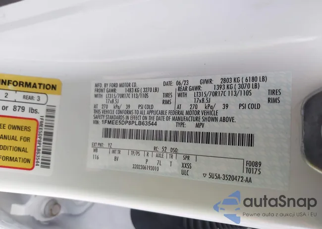 1FMEE5DP8PLB63544: 43950698