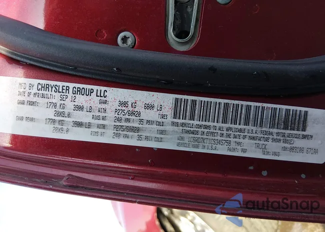 1C6RD7KT1CS345758: 43951764