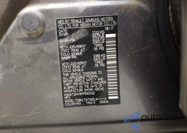 KNMAT2MV8HP591002: 43951975