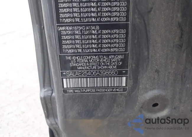 SALAE25406A398660: 43952026