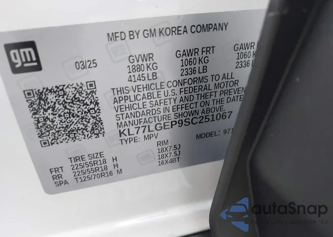 KL77LGEP9SC251067: 43952206