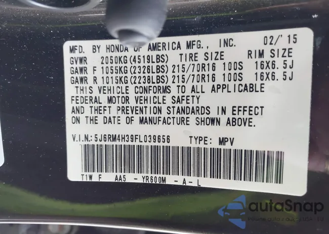 5J6RM4H39FL039656: 43952236