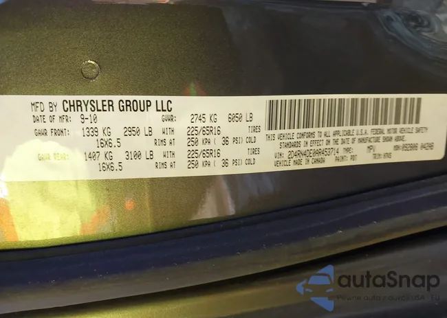 2D4RN4DE0AR453714: 43951386