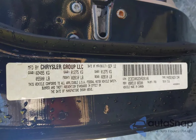 2C3CCARG2DH528106: 43951425