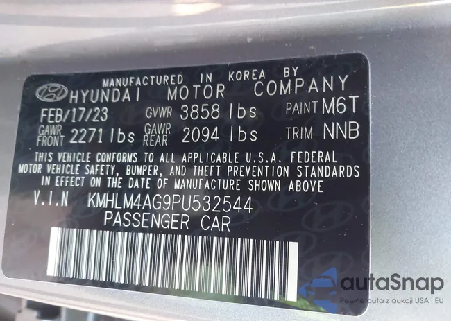 KMHLM4AG9PU532544: 43951667