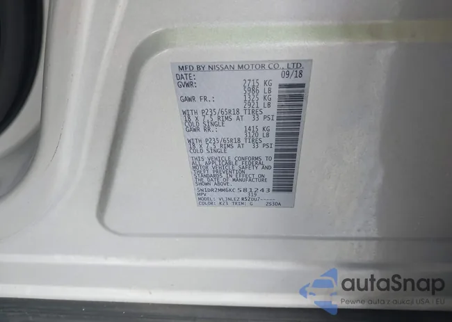 5N1DR2MM6KC581243: 43951669