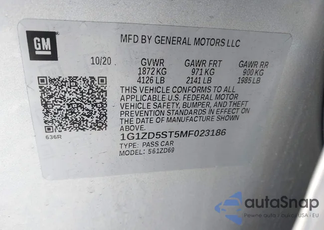 1G1ZD5ST5MF023186: 43952934