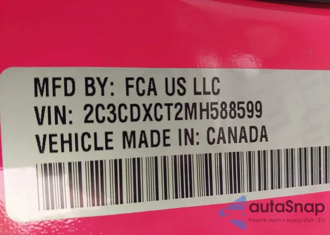 2C3CDXCT2MH588599: 43953022