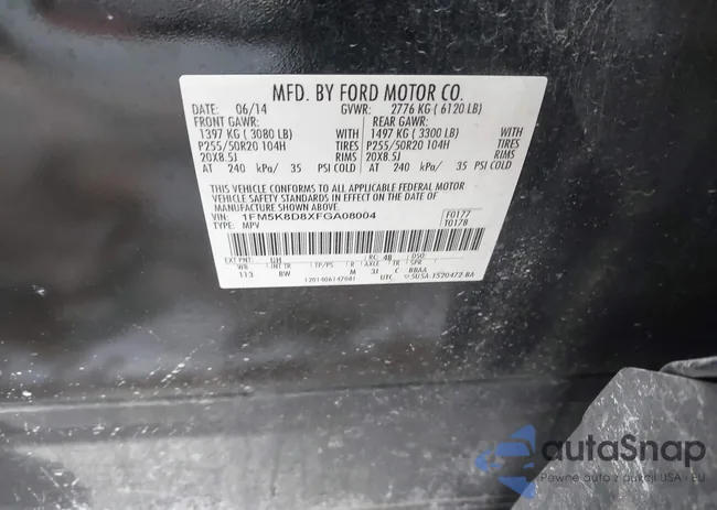 1FM5K8D8XFGA08004: 43953028