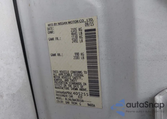 1N4AA6AP9GC405255: 43953239