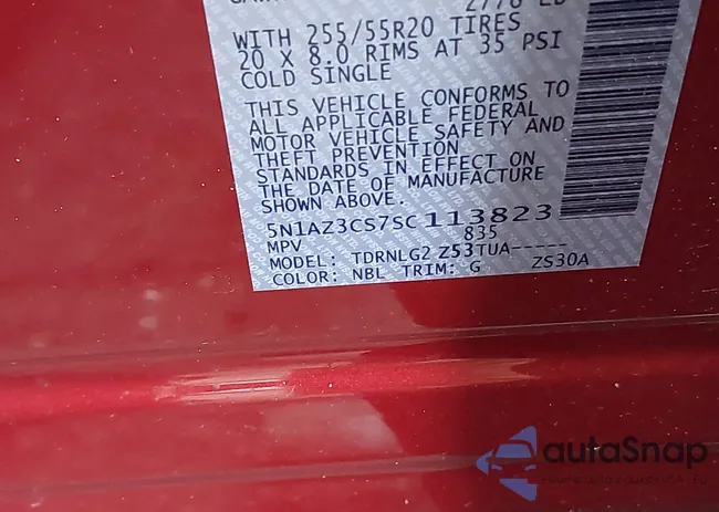 5N1AZ3CS7SC113823: 43952569