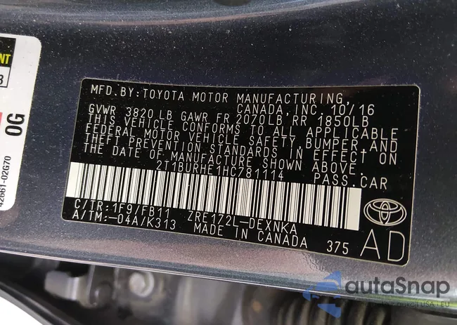 2T1BURHE1HC781114: 43953763