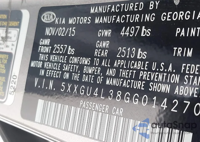 5XXGU4L38GG014270: 43953766