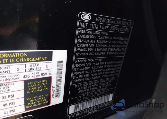 SALWG2VF7GA645787: 43953822