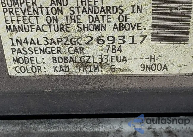 1N4AL3AP2GC269317: 43954765