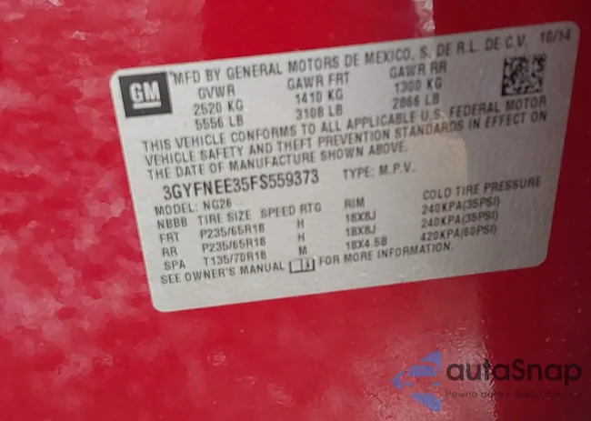 3GYFNEE35FS559373: 43954888