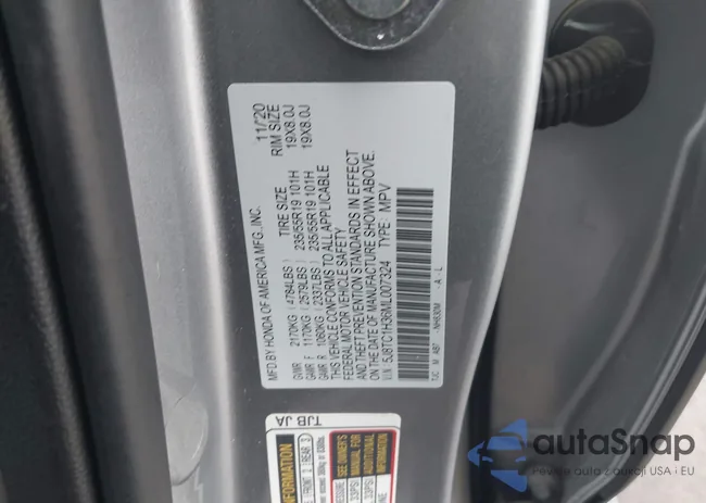 5J8TC1H36ML007324: 43955059