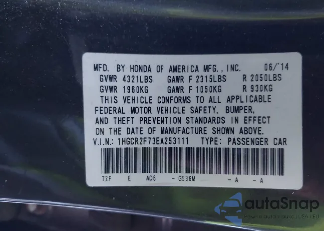 1HGCR2F73EA253111: 43955272