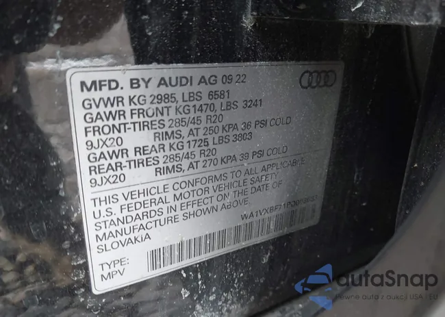 WA1VXBF71PD003083: 43955273