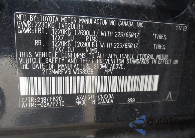 2T3MWRFV9LW058938: 43955280