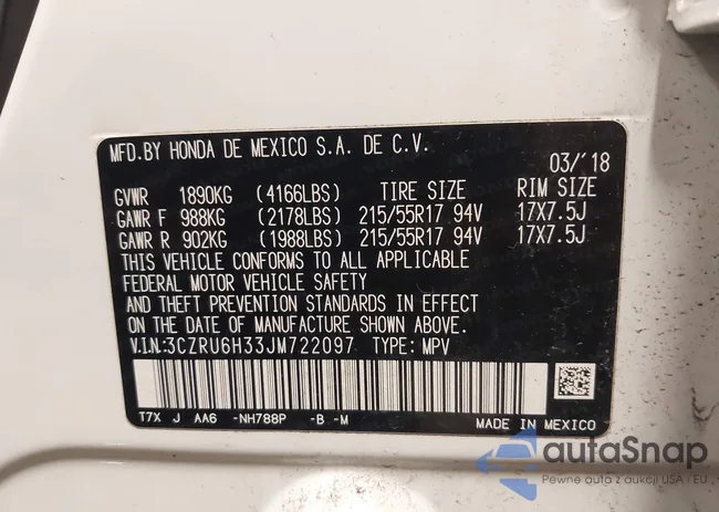 3CZRU6H33JM722097: 43954579