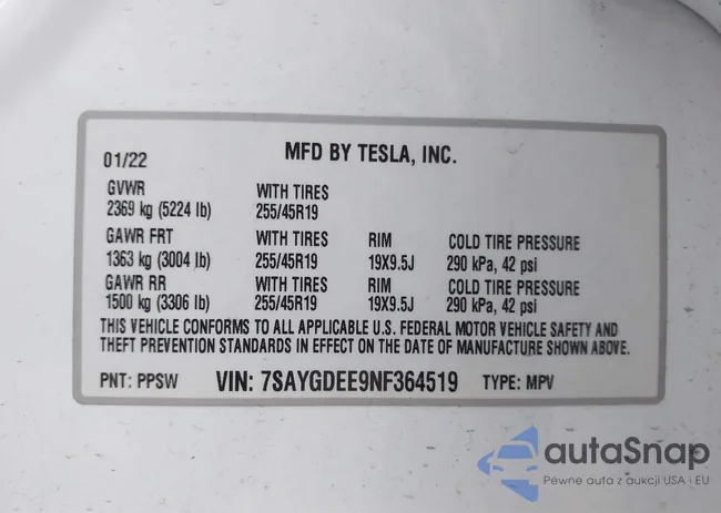 7SAYGDEE9NF364519: 43955772