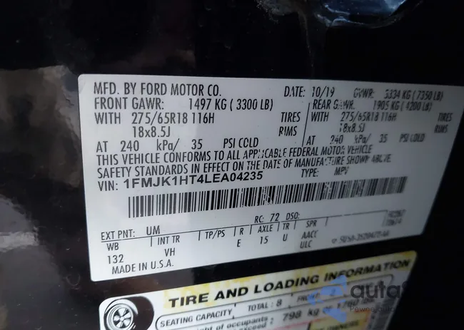 1FMJK1HT4LEA04235: 43955820