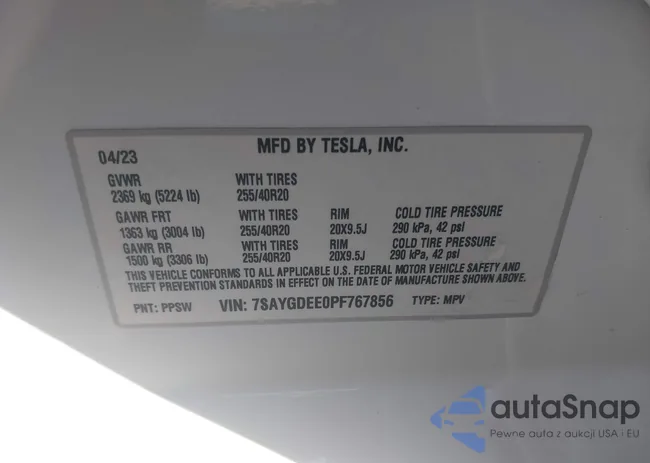 7SAYGDEE0PF767856: 43955898