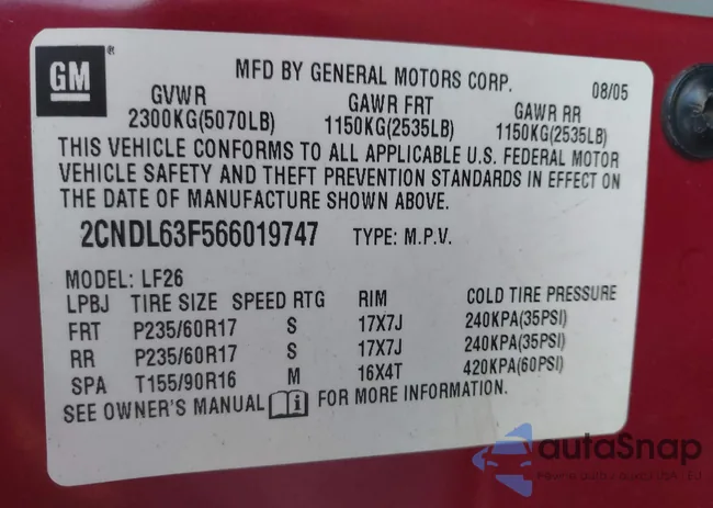 2CNDL63F566019747: 43955904