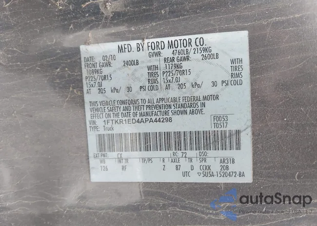 1FTKR1ED4APA44298: 43955907