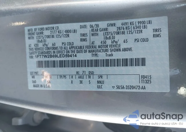 1FT7W2B69LED59414: 43956341