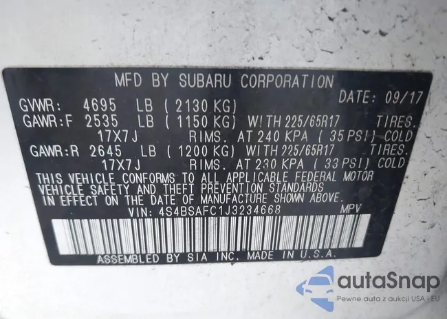 4S4BSAFC1J3234668: 43955367