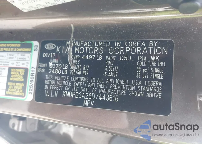 KNDPB3A26D7443616: 43955380