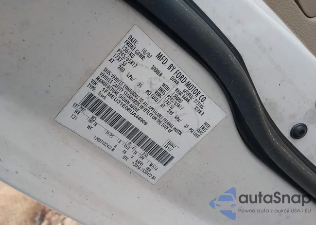 1FMEU31E08UA44909: 43955398