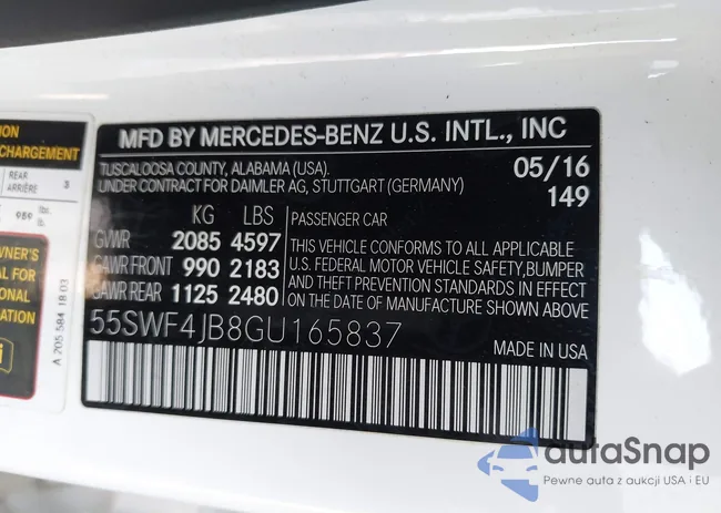 55SWF4JB8GU165837: 43955537