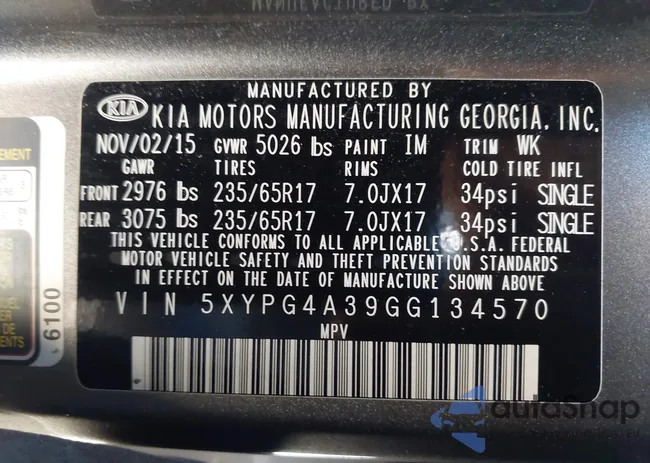 5XYPG4A39GG134570: 43955711