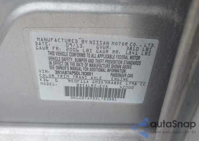 3N1AB7AP5DL783881: 43957074