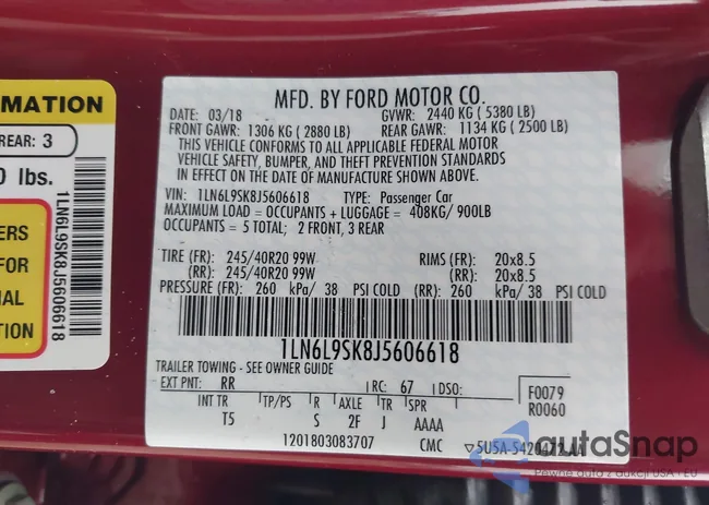 1LN6L9SK8J5606618: 43957279