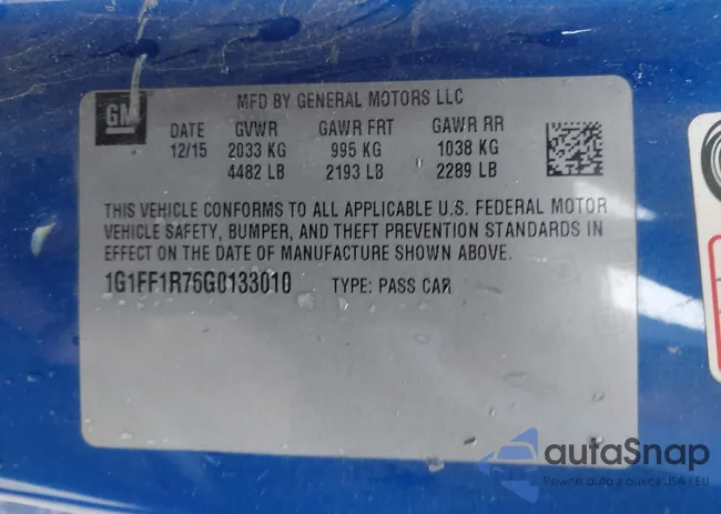 1G1FF1R76G0133010: 43956381