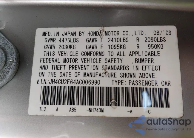 JH4CU2F64AC006990: 43956638