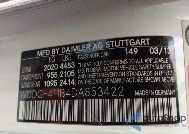 WDDGF4HB4DA853422: 43957940